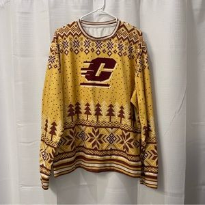 Central Michigan University Chippewas “ugly sweater”